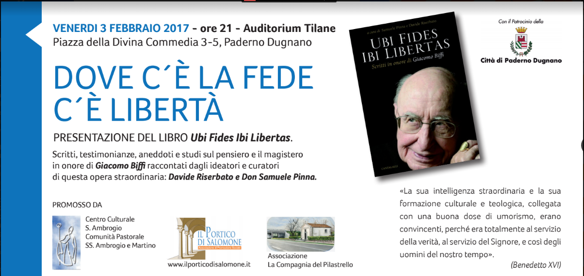 Presentazione Del Libro Ubi Fides Ibi Libertas